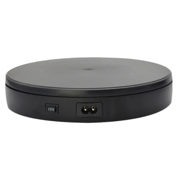 Giá Đỡ Quay Điện 22cm Quay 360 Độ Đồ Dùng Quay Video Trực Tiếp Nền Tảng Trưng Bày Trang Sức Giày Dép, Phích Cắm Mỹ, 22cm (Đen), 22cm (Trắng)