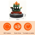 Giá Đỡ Quay Điện 22cm Quay 360 Độ Đồ Dùng Quay Video Trực Tiếp Nền Tảng Trưng Bày Trang Sức Giày Dép, Phích Cắm Mỹ, 22cm (Đen), 22cm (Trắng)