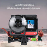 Kính Bảo Vệ Ống Kính Cho Máy Ảnh Toàn Cảnh Insta360one R Có Khung, Dành cho Insta360 One R