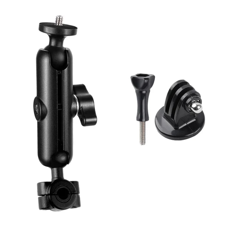 Giá Đỡ Gắn Gương Chiếu Hậu Xe Máy Thanh Nối 9cm Đầu Bi 20mm Có Bộ Chuyển Đổi Chân Máy & Vít Cho GoPro, Insta360, DJI và Các Máy Ảnh Hành Động Khác, Giá Đỡ Thanh Nối 9cm