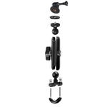 Giá Đỡ Gắn Tay Lái Xe Máy Thanh Nối 9cm Đầu Bi 20mm Có Bộ Chuyển Đổi Chân Máy & Vít Cho GoPro, Insta360, DJI và Các Máy Ảnh Hành Động Khác, Giá Đỡ Thanh Nối 9.5cm