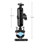 Giá Đỡ Gắn Tay Lái Xe Máy Thanh Nối 9cm Đầu Bi 20mm Có Bộ Chuyển Đổi Chân Máy & Vít Cho GoPro, Insta360, DJI và Các Máy Ảnh Hành Động Khác, Giá Đỡ Thanh Nối 9.5cm