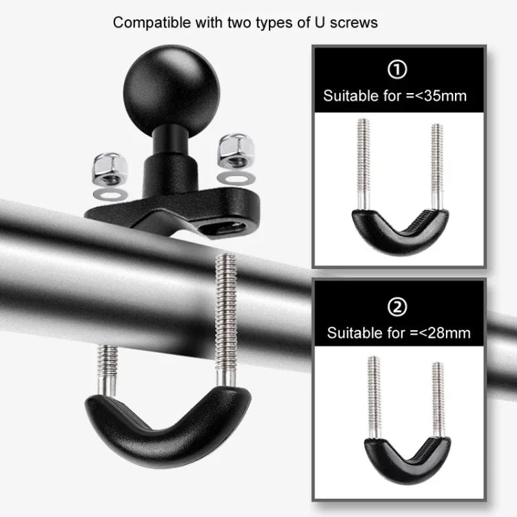 Giá Đỡ Gắn Tay Lái Xe Máy Thanh Nối 9cm Đầu Bi 20mm Có Bộ Chuyển Đổi Chân Máy & Vít Cho GoPro, Insta360, DJI và Các Máy Ảnh Hành Động Khác, Giá Đỡ Thanh Nối 9.5cm