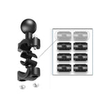 Giá Đỡ Gắn Gương Chiếu Hậu Xe Máy Đầu Bi 25mm Với 4 Loại Đệm Cho GoPro, Insta360, DJI và Các Máy Ảnh Hành Động Khác, Đầu Bi 25mm Với 4 Loại Đệm