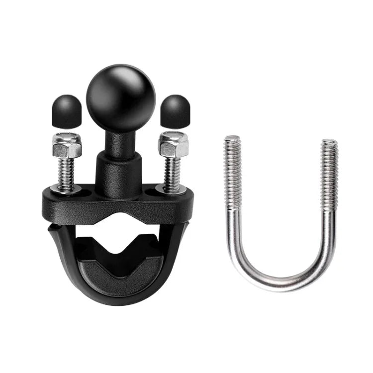 Giá Đỡ Gắn Gương Chiếu Hậu Xe Máy Đầu Bi 25mm Với 2 Loại Bu Lông U Cho GoPro, Insta360, DJI và Các Máy Ảnh Hành Động Khác, Đầu Bi 25mm Với 2 Loại Bu Lông U