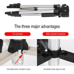 Chân Máy Phát Trực Tiếp 3120 Chân Gấp 4 Khúc Hợp Kim Nhôm Đầu Chân Máy Hình Chữ U Ba Chiều cho Máy Ảnh DSLR & Kỹ Thuật Số, Chiều Cao Điều Chỉnh: 34-103cm, 3120 Bạc, 3120 Đen