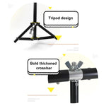 Bộ giá đỡ nền studio chụp ảnh hình chữ T 200x200cm với thanh ngang và kẹp, Không có nền, 200x200cm