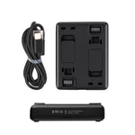 R-R-LF8-CINOR8CA Bộ sạc pin nhanh đa năng cho camera Insta360 ONE R 4K Panoramic, Đế sạc với giao diện sạc kép, Bộ sạc pin