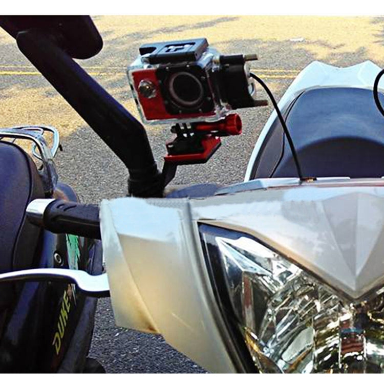Giá đỡ gương chiếu hậu xe máy bằng hợp kim nhôm CNC cố định cho GoPro, Insta360, DJI và các camera hành động khác