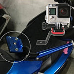 Giá đỡ gương chiếu hậu xe máy bằng hợp kim nhôm CNC cố định cho GoPro, Insta360, DJI và các camera hành động khác