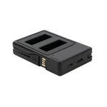 Bộ sạc pin đôi màn hình LCD hiển thị dung lượng sạc cho GoPro HERO9 Black / HERO10 Black, Hiển thị dung lượng sạc