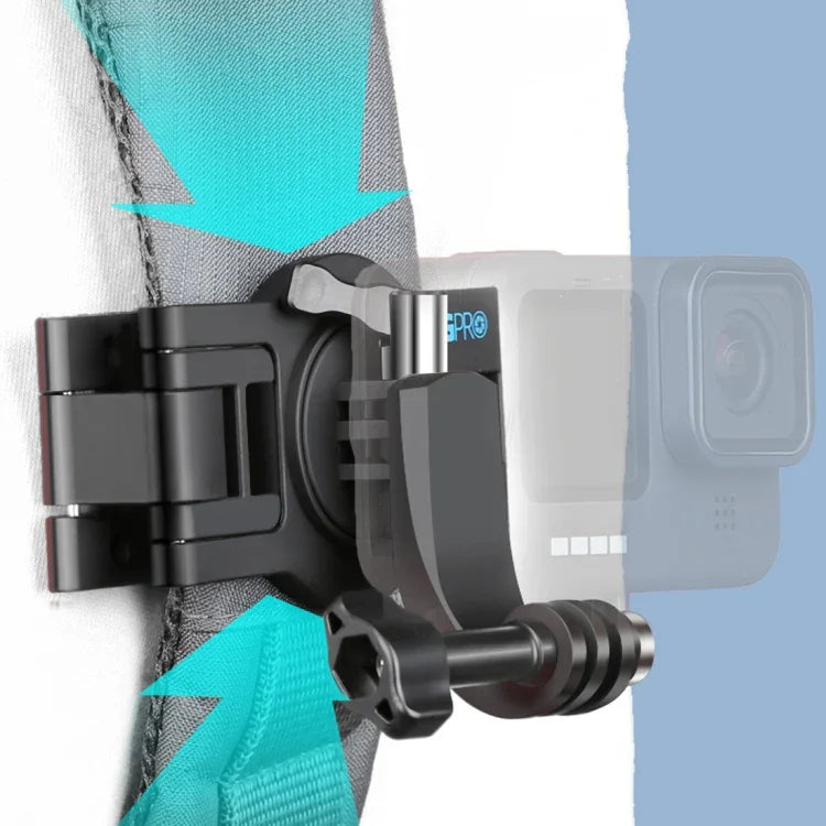 Giá đỡ dây đeo tháo nhanh xoay 360 độ gắn vai balo RUIGPRO cho GoPro, Insta360, DJI và các camera hành động khác