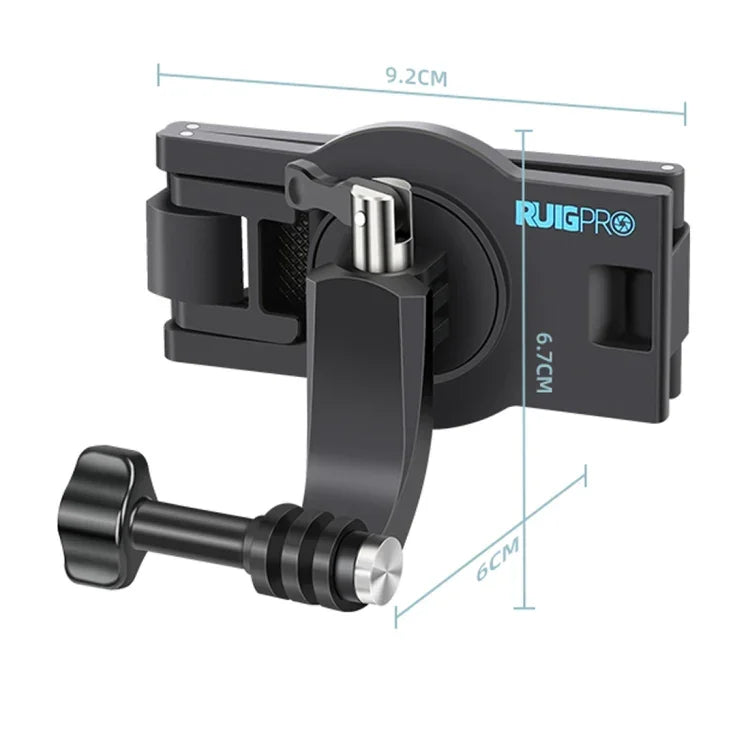 Giá đỡ dây đeo tháo nhanh xoay 360 độ gắn vai balo RUIGPRO cho GoPro, Insta360, DJI và các camera hành động khác