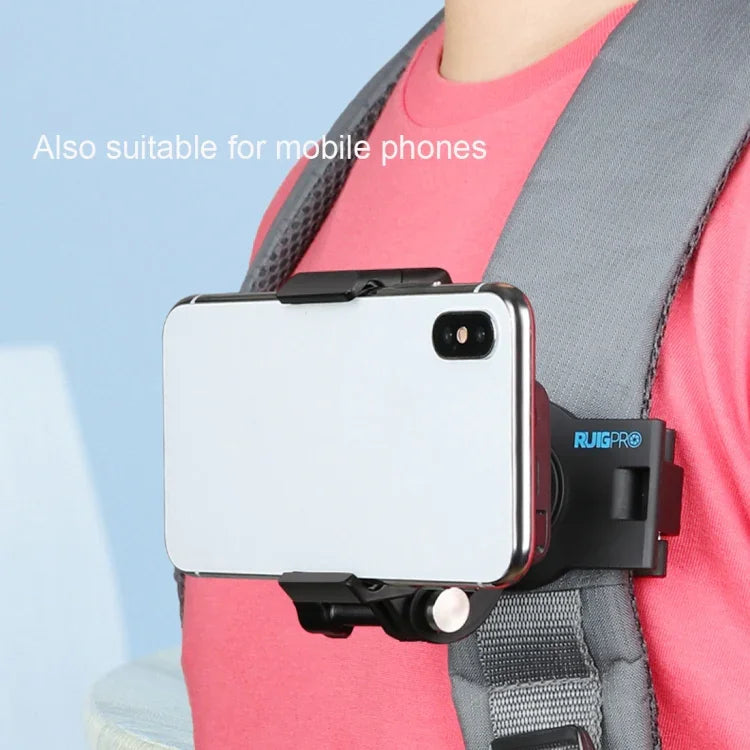Giá đỡ dây đeo tháo nhanh xoay 360 độ gắn vai balo RUIGPRO cho GoPro, Insta360, DJI và các camera hành động khác