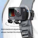 Giá đỡ dây đeo tháo nhanh xoay 360 độ gắn vai balo RUIGPRO cho GoPro, Insta360, DJI và các camera hành động khác