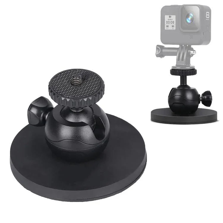 Giá đỡ gắn cốc hút xe hơi cho GoPro Hero11 Black / HERO10 Black / HERO9 Black / HERO8 Black /7 /6 /5 /5 Session /4 Session /4 /3+ /3 /2 /1, Xiaoyi và các camera hành động khác, Kiểu: Cốc hút đơn, Kiểu: Đơn
