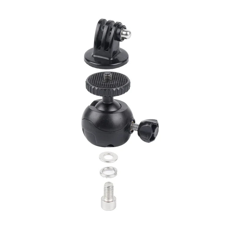 Giá đỡ gắn cốc hút xe hơi cho GoPro Hero11 Black / HERO10 Black / HERO9 Black / HERO8 Black /7 /6 /5 /5 Session /4 Session /4 /3+ /3 /2 /1, Xiaoyi và các camera hành động khác, Kích thước: M, Kích thước: M