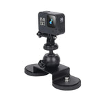 Giá đỡ gắn cốc hút xe hơi cho GoPro Hero11 Black / HERO10 Black / HERO9 Black / HERO8 Black /7 /6 /5 /5 Session /4 Session /4 /3+ /3 /2 /1, Xiaoyi và các camera hành động khác, Kích thước: M, Kích thước: M