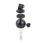 Giá đỡ gắn cốc hút xe hơi cho GoPro Hero11 Black / HERO10 Black / HERO9 Black / HERO8 Black /7 /6 /5 /5 Session /4 Session /4 /3+ /3 /2 /1, Xiaoyi và các camera hành động khác, Kích thước: L, Kích thước: L