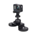 Giá đỡ gắn cốc hút xe hơi cho GoPro Hero11 Black / HERO10 Black / HERO9 Black / HERO8 Black /7 /6 /5 /5 Session /4 Session /4 /3+ /3 /2 /1, Xiaoyi và các camera hành động khác, Kích thước: L, Kích thước: L