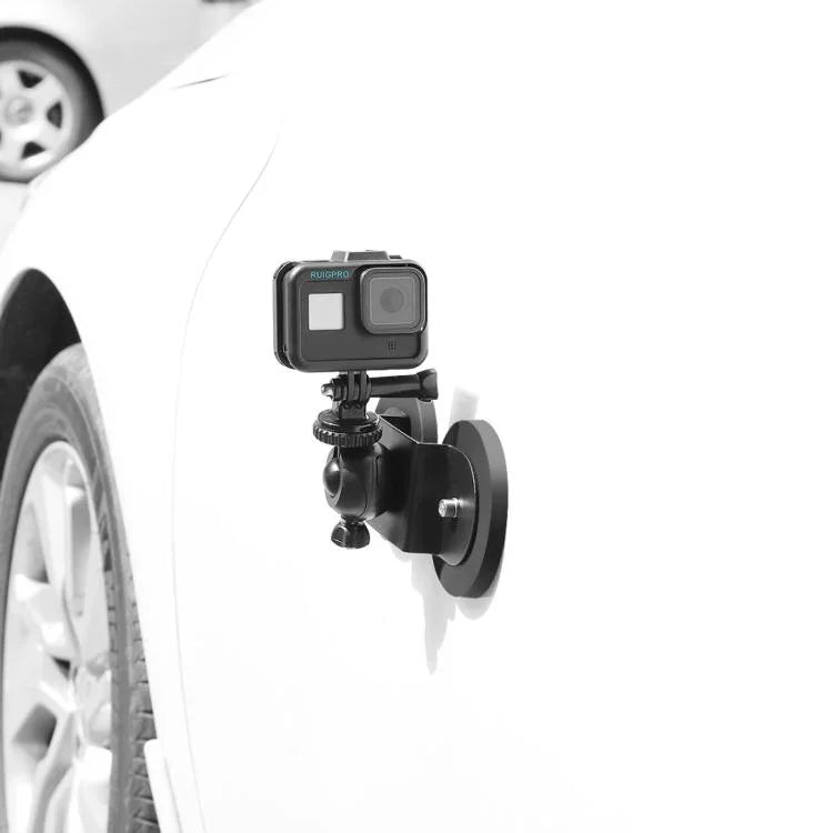 Giá đỡ gắn cốc hút xe hơi cho GoPro Hero11 Black / HERO10 Black / HERO9 Black / HERO8 Black /7 /6 /5 /5 Session /4 Session /4 /3+ /3 /2 /1, Xiaoyi và các camera hành động khác, Kích thước: L, Kích thước: L