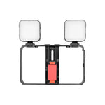 Bộ Giá Đỡ Nhựa YELANGU PC201 YLG1801A Đèn LED Selfie Phát Trực Tiếp Vlogging Video Smartphone Tay Cầm Ổn Định, PC201
