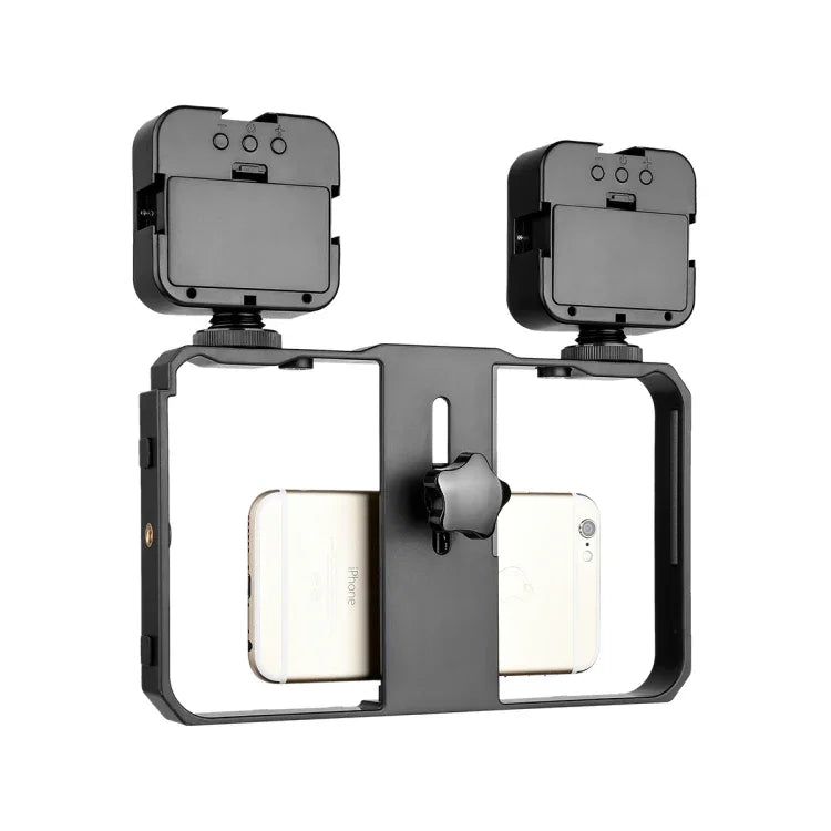 Bộ Giá Đỡ Nhựa YELANGU PC201 YLG1801A Đèn LED Selfie Phát Trực Tiếp Vlogging Video Smartphone Tay Cầm Ổn Định, PC201