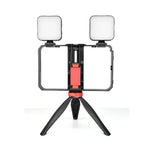Bộ Giá Đỡ Chân Máy Nhựa YELANGU PC203 YLG1801C Đèn LED Selfie Phát Trực Tiếp Vlogging Video Smartphone Tay Cầm Ổn Định, PC203