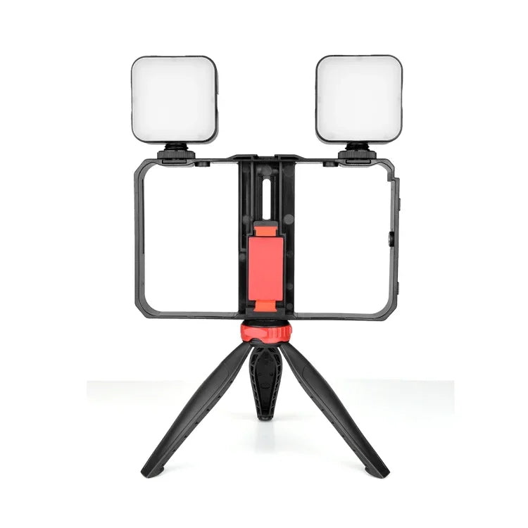 Bộ Giá Đỡ Chân Máy Nhựa YELANGU PC203 YLG1801C Đèn LED Selfie Phát Trực Tiếp Vlogging Video Smartphone Tay Cầm Ổn Định, PC203
