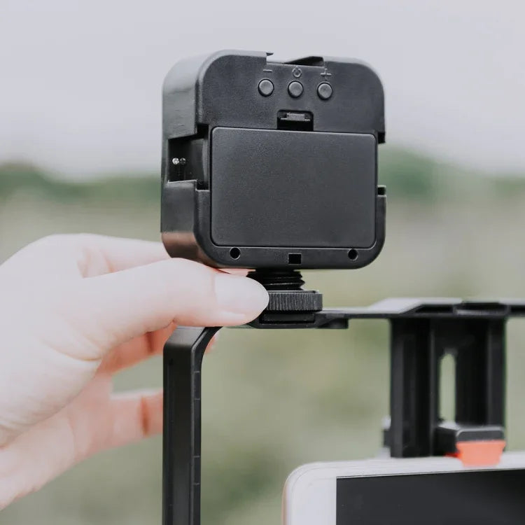 Bộ Giá Đỡ Chân Máy Nhựa YELANGU PC203 YLG1801C Đèn LED Selfie Phát Trực Tiếp Vlogging Video Smartphone Tay Cầm Ổn Định, PC203