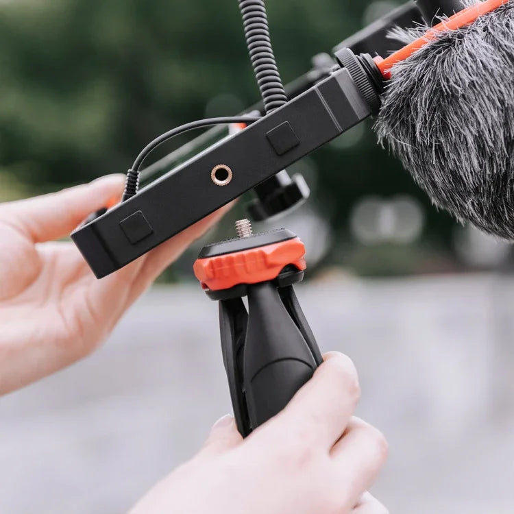Bộ Giá Đỡ Có Micro & Chân Máy YELANGU PC204 YLG1801D Đèn LED Selfie Phát Trực Tiếp Vlogging Video Smartphone Tay Cầm Ổn Định, PC204