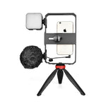 Bộ Giá Đỡ Có Micro & Chân Máy YELANGU PC204 YLG1801D Đèn LED Selfie Phát Trực Tiếp Vlogging Video Smartphone Tay Cầm Ổn Định, PC204