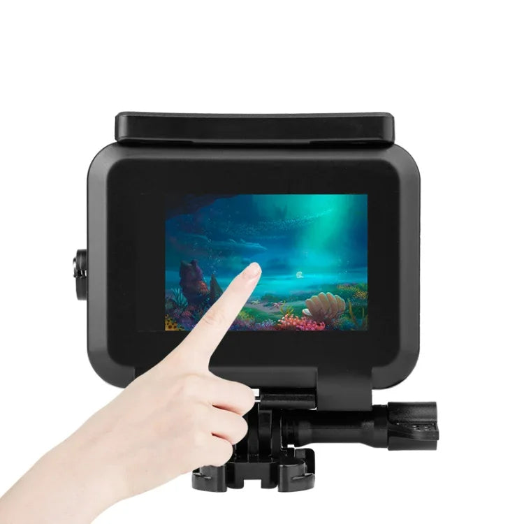 Vỏ bảo vệ chống nước 50m với khóa, giá đỡ cơ bản & ốc vít cho GoPro HERO10 Black / HERO9 Black, Vỏ chống nước 50m
