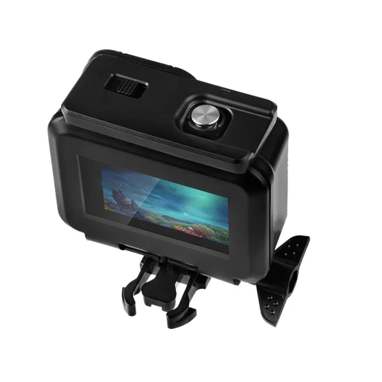Vỏ bảo vệ chống nước 50m với khóa, giá đỡ cơ bản & ốc vít cho GoPro HERO10 Black / HERO9 Black, Vỏ chống nước 50m