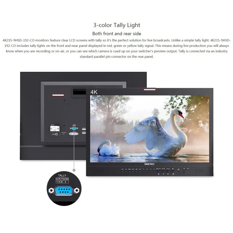Màn hình giám sát trường quay SEETEC 4K215-9HSD-CO 1920x1080 21.5 inch SDI / HDMI Full HD, 4K215-9HSD-CO