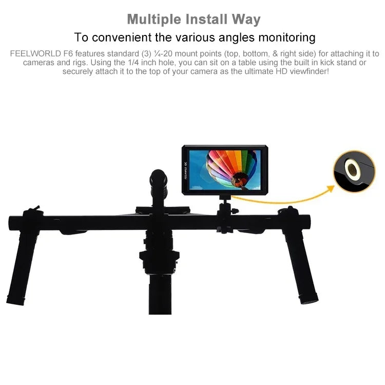 Màn hình trường quay FEELWORLD F6 5.5 inch IPS 1920x1080 HDMI 4K, F6
