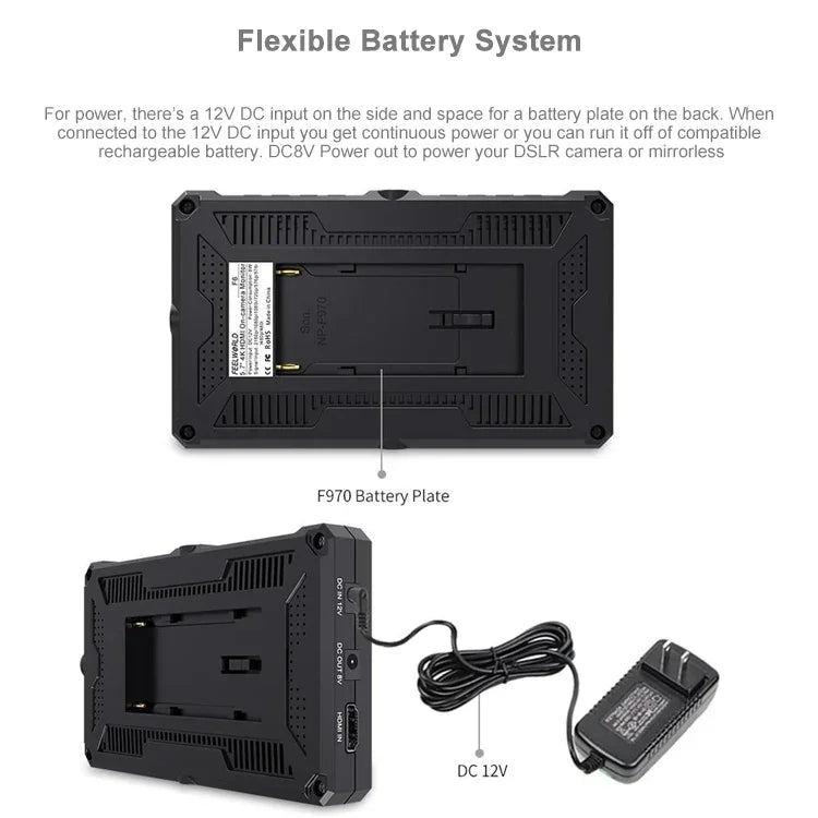 Màn hình trường quay FEELWORLD F6 5.5 inch IPS 1920x1080 HDMI 4K, F6