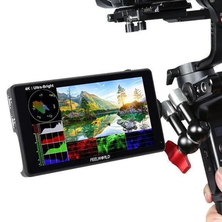 Màn hình cảm ứng 6 inch IPS FEELWORLD LUT6 1920x1080 2600 nits HDMI 4K cho máy ảnh, LUT6