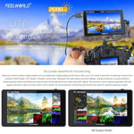 Màn hình cảm ứng 6 inch IPS FEELWORLD LUT6 1920x1080 2600 nits HDMI 4K cho máy ảnh, LUT6