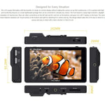 Màn hình cảm ứng 6 inch IPS FEELWORLD LUT6 1920x1080 2600 nits HDMI 4K cho máy ảnh, LUT6