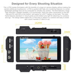 Màn hình trường quay FEELWORLD LUT6S 1920x1080 2600 nits 6 inch IPS HDMI 4K cảm ứng SDI HDI, LUT6S