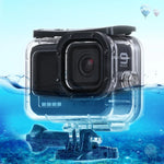 Vỏ bảo vệ chống nước 45m với khóa, giá đỡ cơ bản & ốc vít cho GoPro HERO10 Black / HERO9 Black, Dành cho GoPro HERO9 Black