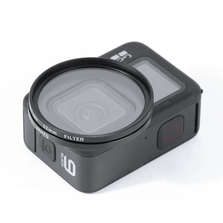 RUIGPRO for GoPro HERO10 Black / HERO9 Black Professional 52mm UV Lens Filter with Filter Adapter Ring & Lens Cap