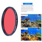 RUIGPRO Bộ Lọc Ống Kính 10 trong 1 52mm Chuyên Nghiệp UV+ND2+ND4+ND8+Star 8+ +CPL+Vàng/Đỏ/Tím+10X Phóng Đại Cho GoPro HERO10 Black / HERO9 Black kèm Vòng Chuyển Đổi Bộ Lọc & Nắp Ống Kính
