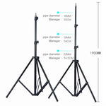 Chân đèn kim loại di động TRIOPO Oubao cao 1.9m