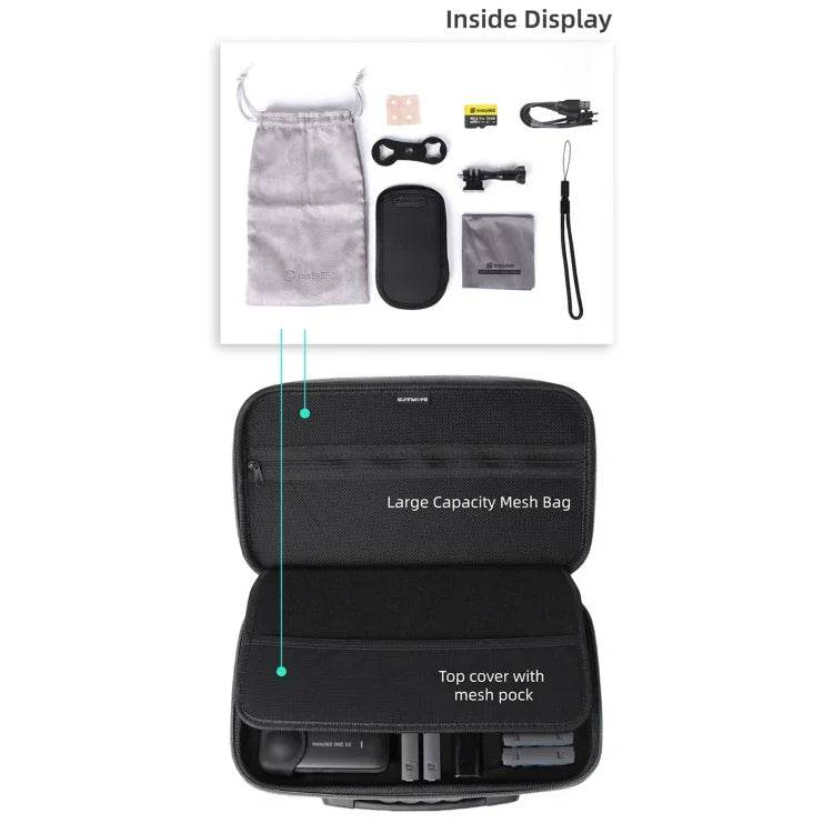 Túi đựng Sunnylife IST-B193 cho Insta360 ONE X2 / X, Dành cho Insta360 ONE X2 / X