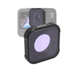 Bộ lọc ống kính giảm ô nhiễm ánh sáng ban đêm dòng JSR KB cho GoPro HERO13 Black /12 Black /11 Black /10 Black /9 Black, NIGHT