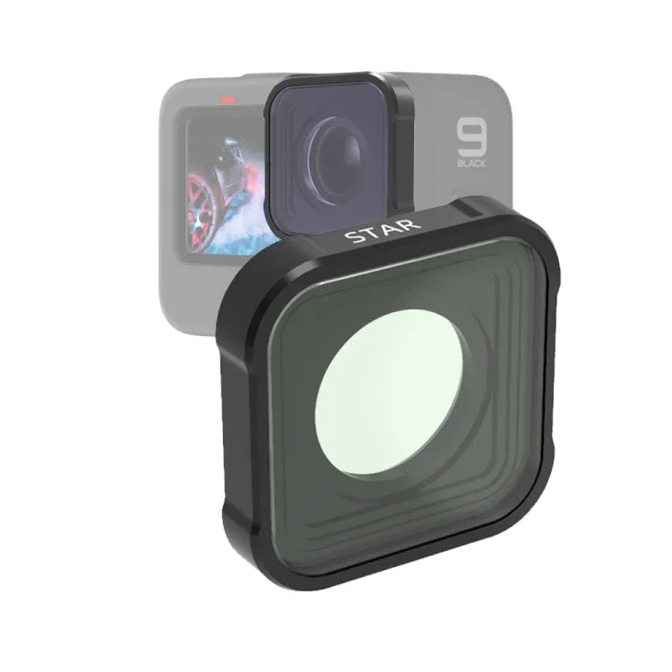 JSR KB Series Bộ lọc ống kính hiệu ứng sao cho GoPro HERO13 Black /12 Black /11 Black /10 Black /9 Black, Star