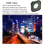 JSR KB Series Bộ lọc ống kính hiệu ứng sao cho GoPro HERO13 Black /12 Black /11 Black /10 Black /9 Black, Star