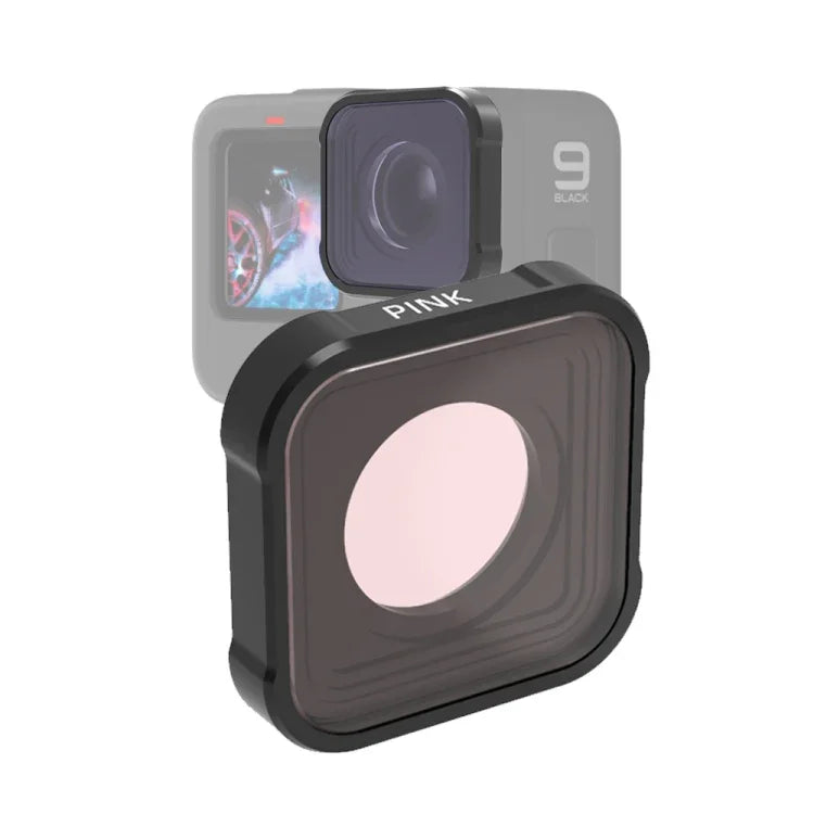 JSR KB Series Bộ lọc ống kính màu lặn cho GoPro HERO13 Black /12 Black /11 Black /10 Black /9 Black, Bộ lọc hồng, Bộ lọc magenta, Bộ lọc đỏ